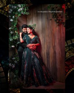 Cinematic wedding photography capturing romantic moments