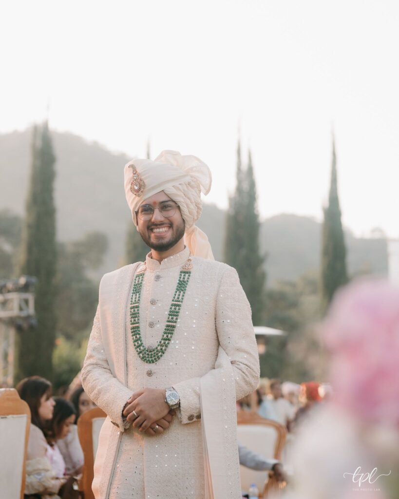 Groom wedding tips for traditional sherwani outfit